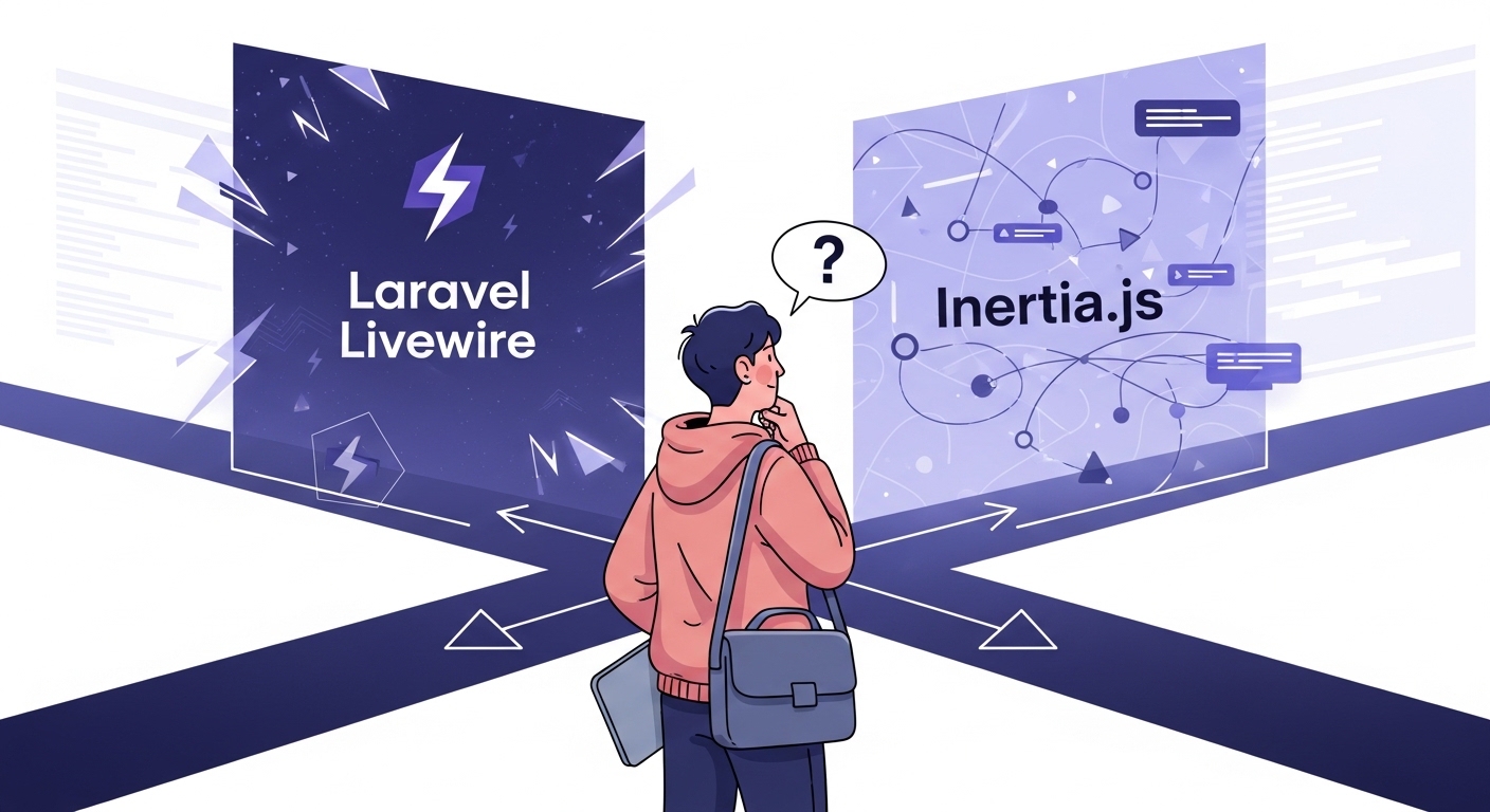 Laravel Livewire vs Inertia: Mana Pilihan Terbaik?