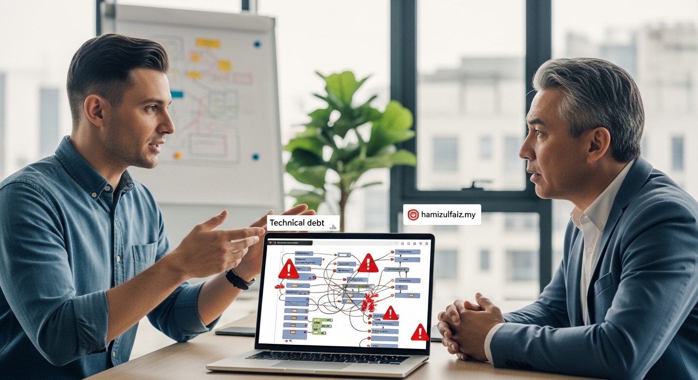 Komunikasi Level Dewa: Macam mana nak terangkan pasal “Technical Debt” dekat bos yang bukan budak IT?