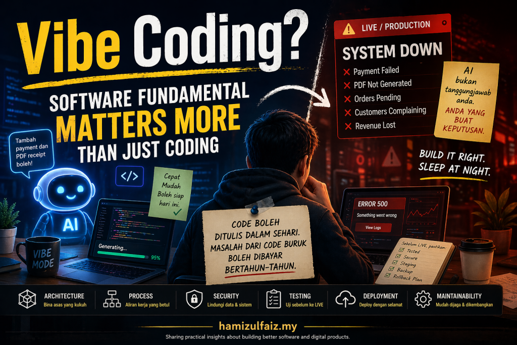 Software Fundamental Lebih Penting Dari Sekadar Coding