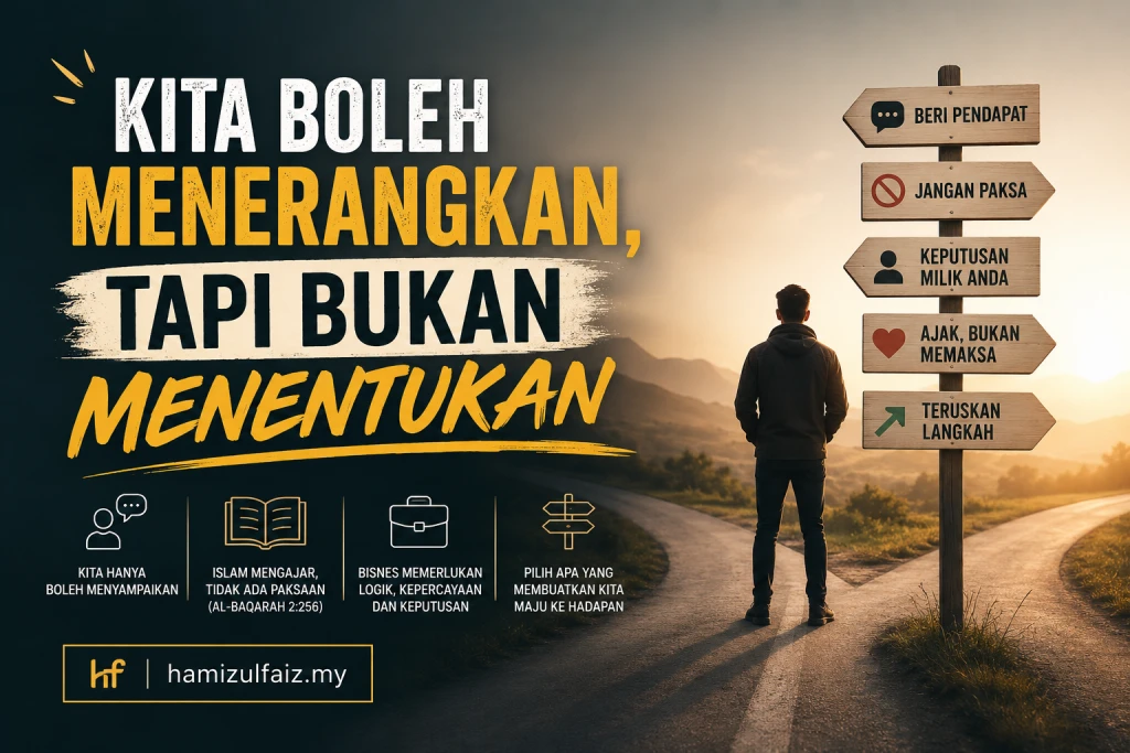 Kita Boleh Menerangkan, Tapi Bukan Menentukan