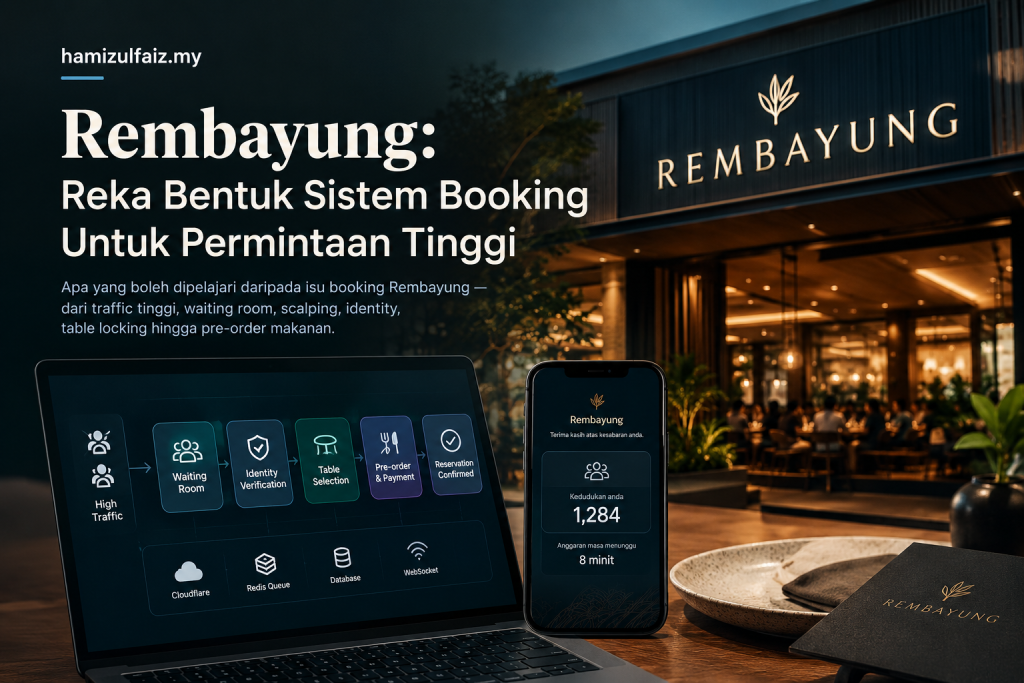 Rembayung: Bila Sistem Booking Berdepan Traffic Tinggi dan Isu Scalping