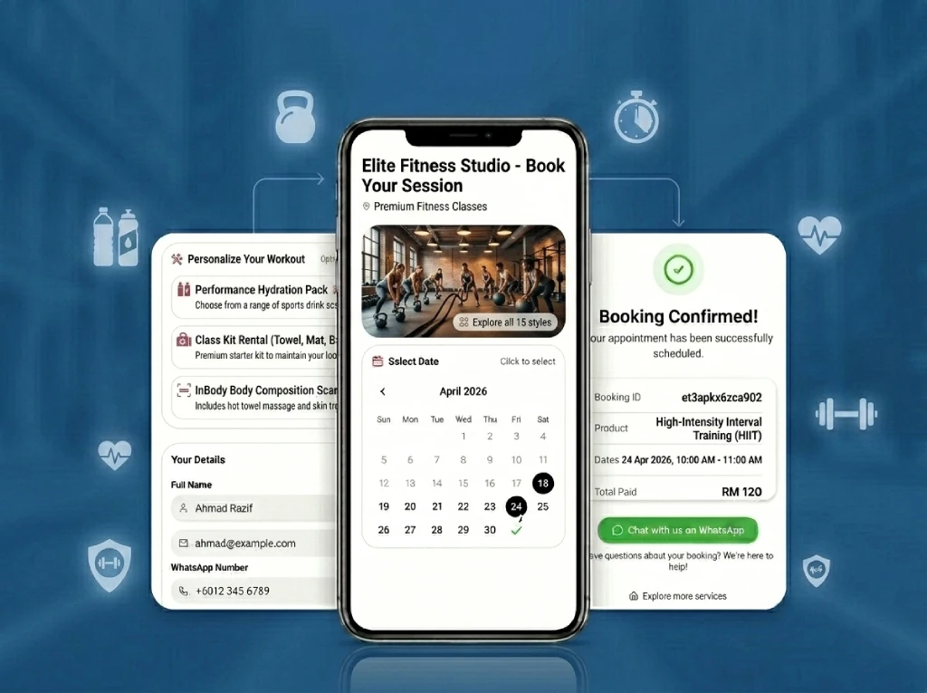 Sistem Booking Automatik Tanpa WhatsApp Manual