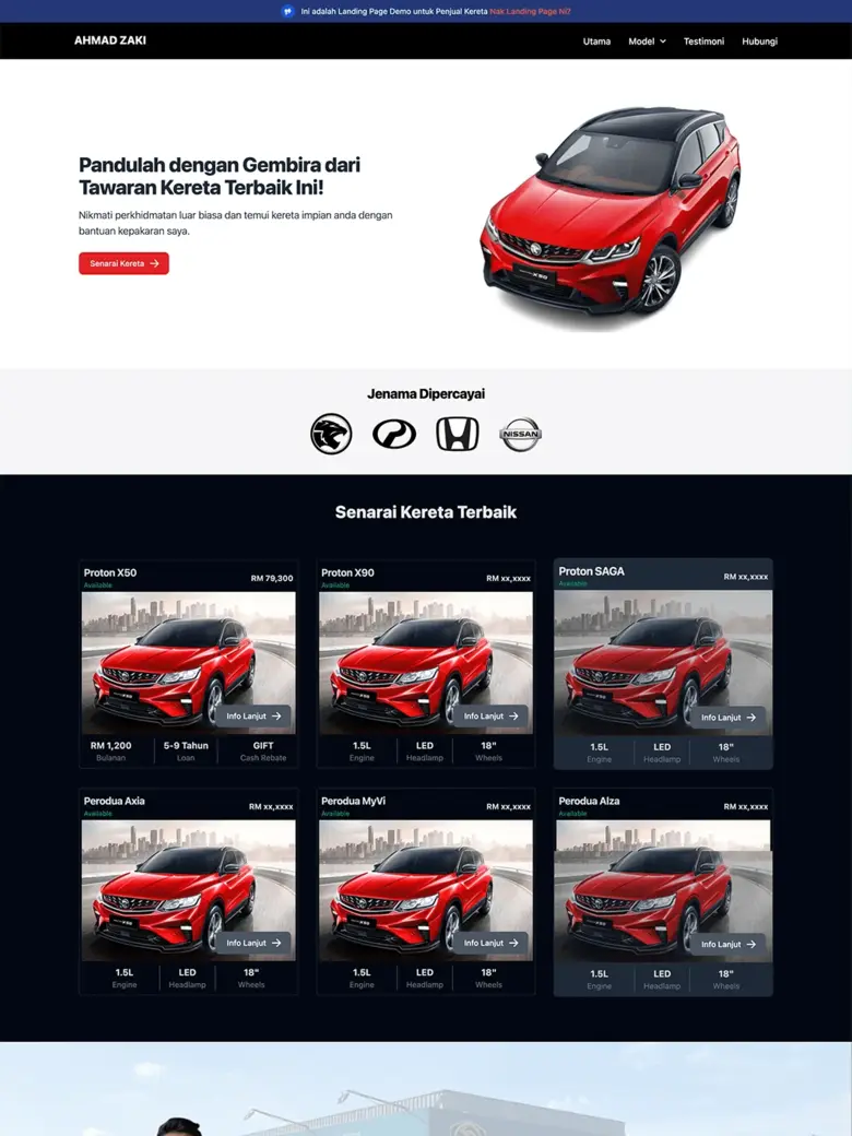 Penjual Kereta