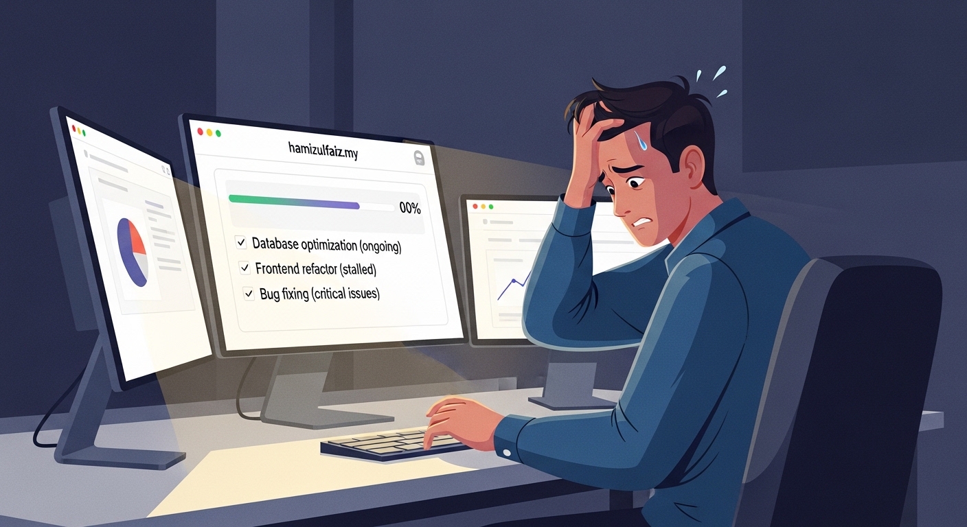 kenapa projek sistem lambat siap