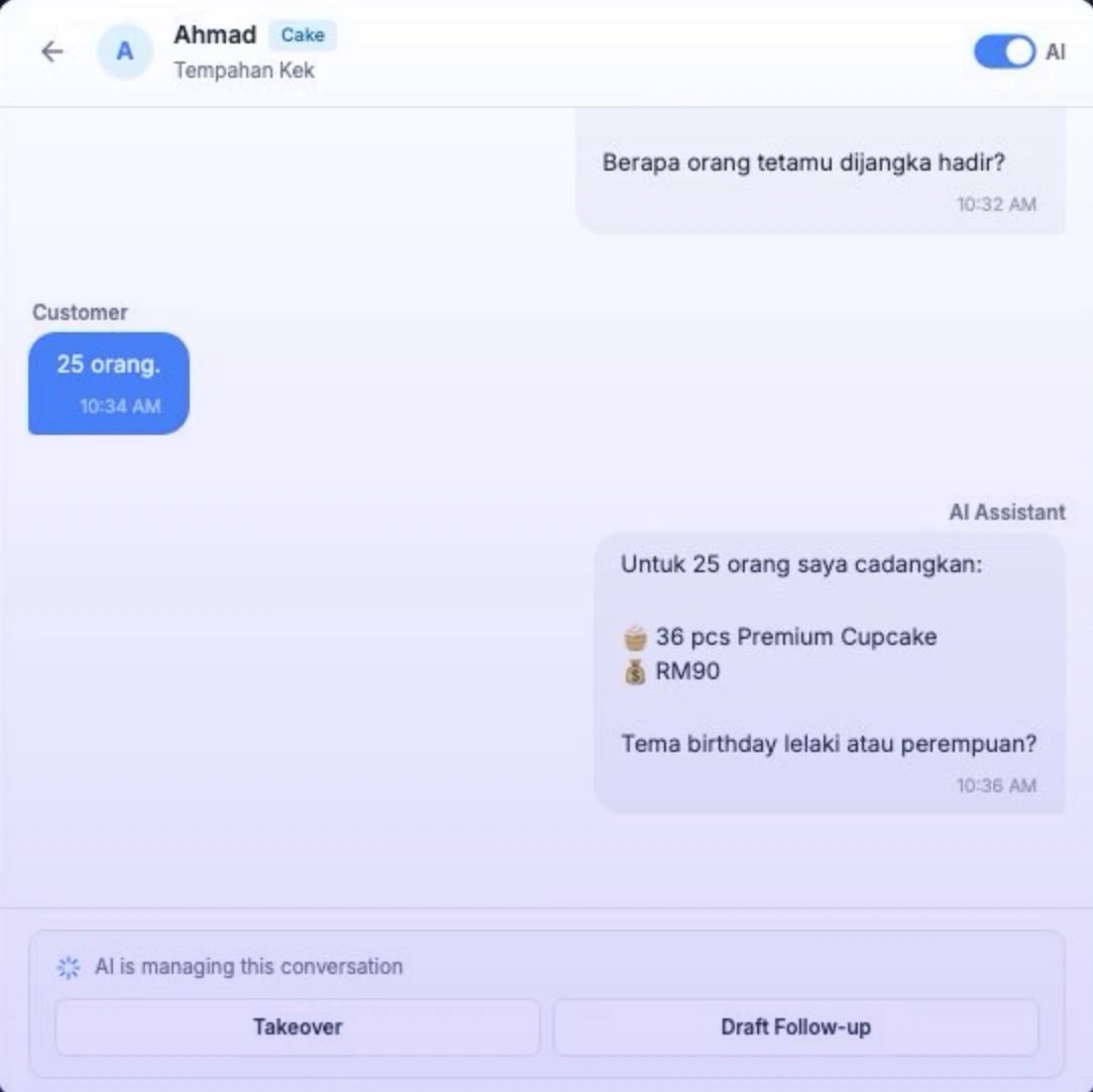 ai chat toggle