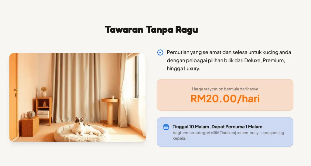 landing page - tawaran yang susah ditolak